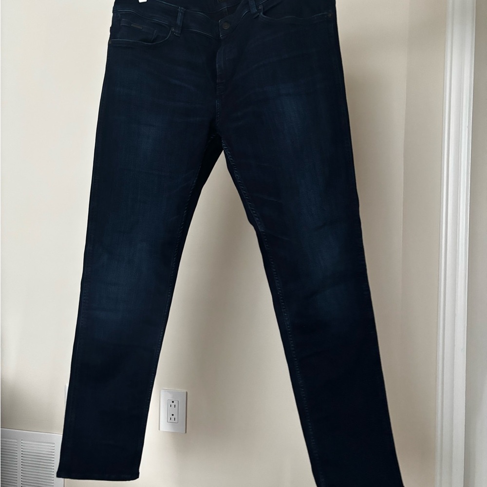 Boss Men's Deep Navy Slim Jeans